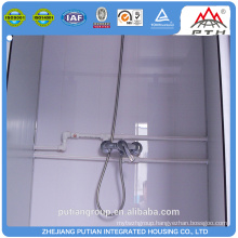 Affordable security sandwich panel door prefabricated bathroom unit